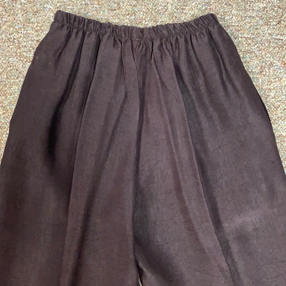 Christie of CA rayon high waste brown pants Size 14 - Picture 3 of 11